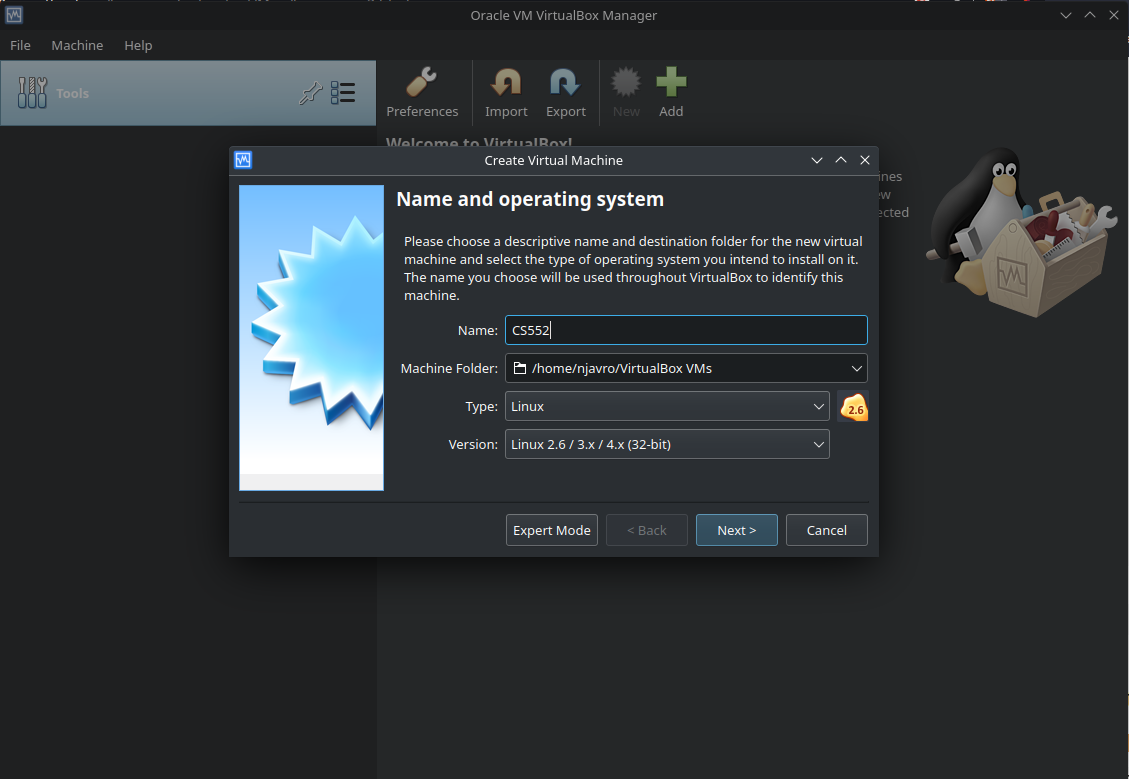 Linux Lab Virtual Machine Next, specify the memory (RAM) size for your VM. The more memory (RAM ...
